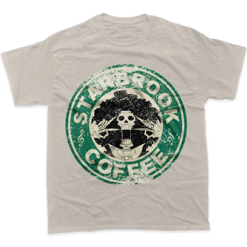 Anime Graphic Tee Brook One Piece Shirt Casual T-Shirt Men's 2026 Summer Fashion Oversize Street Casual Y2K Streetwear Clothing