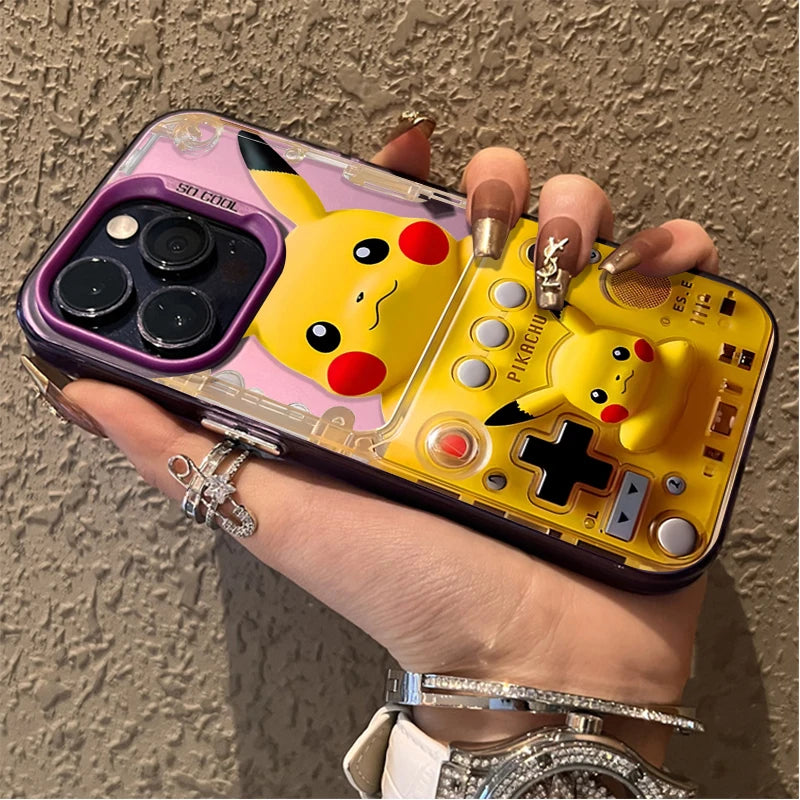 P-Pokemon Game Phone Case for Samsung Galaxy S25 Edge S24 S23 S22 S21 S20 Ultra Plus FE A56 A36 A26 Plating Matte Hard Cover