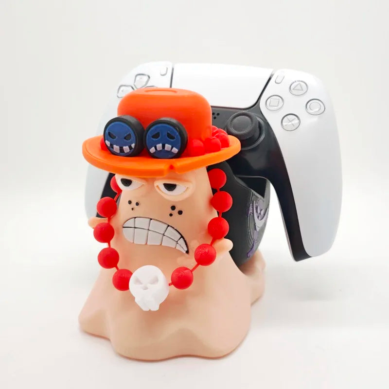 One Piece Den Den Mushi Snail Luffy Zoro Ace Jinbe Game Controller stand
