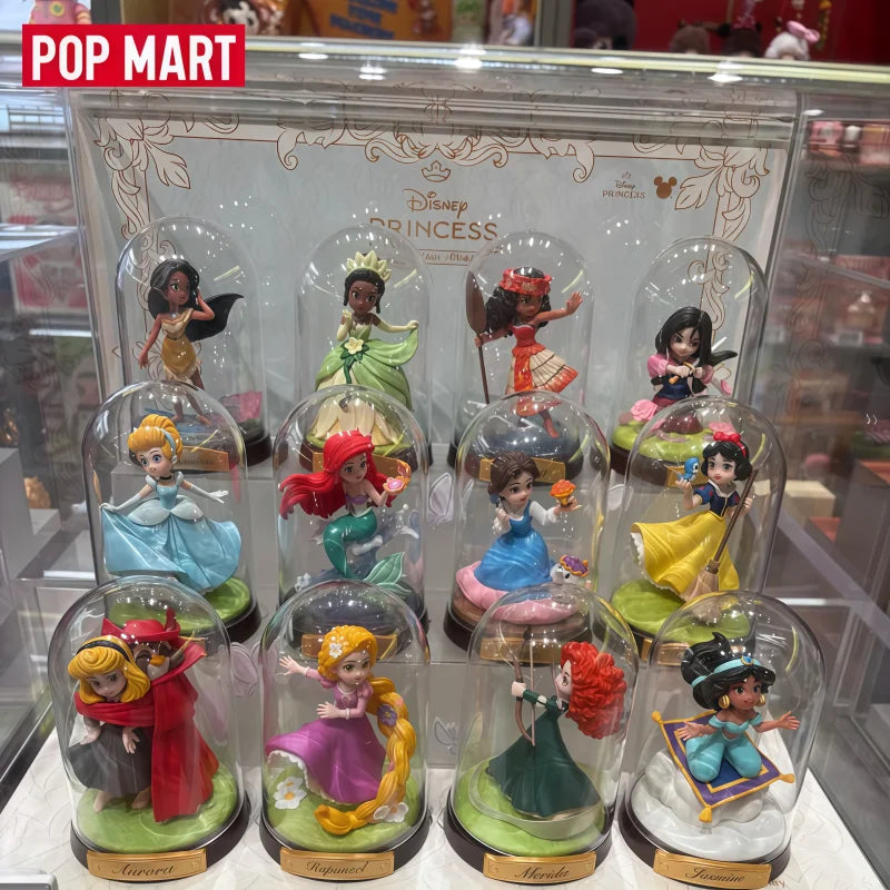 Original Genuine Pop Mart Disney Princess Create Your World Series Surprise Blind Box Guess Bag Mystery Box Toys Birthday Gift
