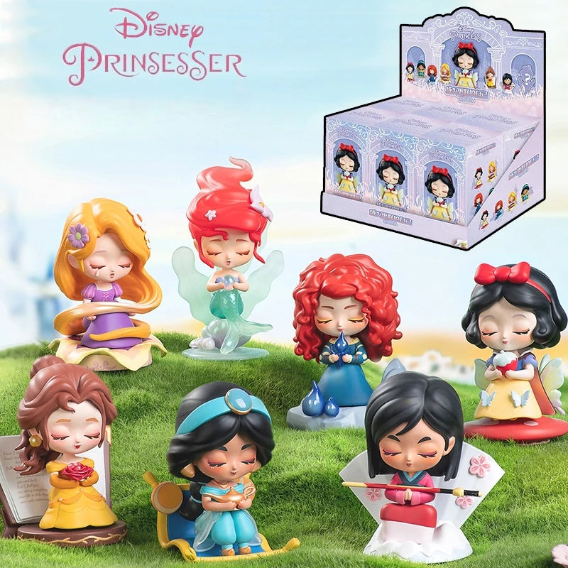 Disney Princess Blind Box Chasing Dreams Series Becoming A Better Version Of Oneself Series Cartoon Characters Toys Girl'S Gift