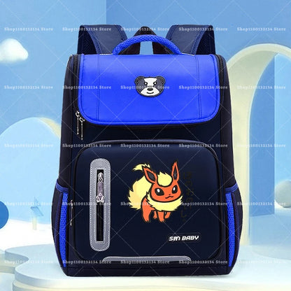 Pokemon Backpacks Anime Pikachu Charmander Large Capacity Schoolbags Cartoon Book Shoulders Bags Boys Girls Stationary Supplies