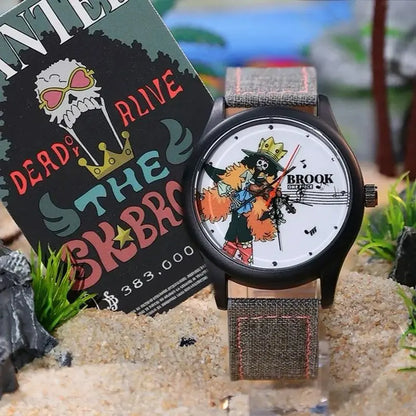 One Piece Watch Blind Box Genuine Anime Luffy Zoro Nami Robin Sanji Usopp Franky Brook Jinbe