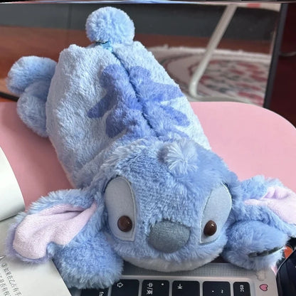 Stitch Plush Pencil Case Kawaii Lilo Stitch Toy Pen Bag Cartoon