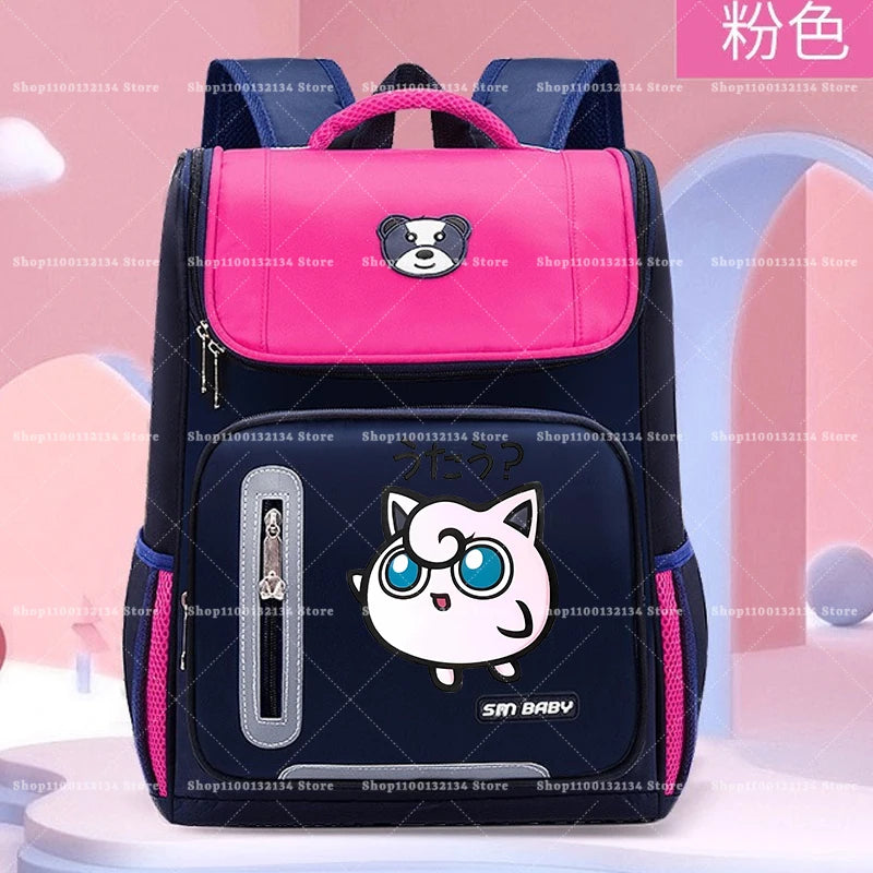 Pokemon Backpacks Anime Pikachu Charmander Large Capacity Schoolbags Cartoon Book Shoulders Bags Boys Girls Stationary Supplies