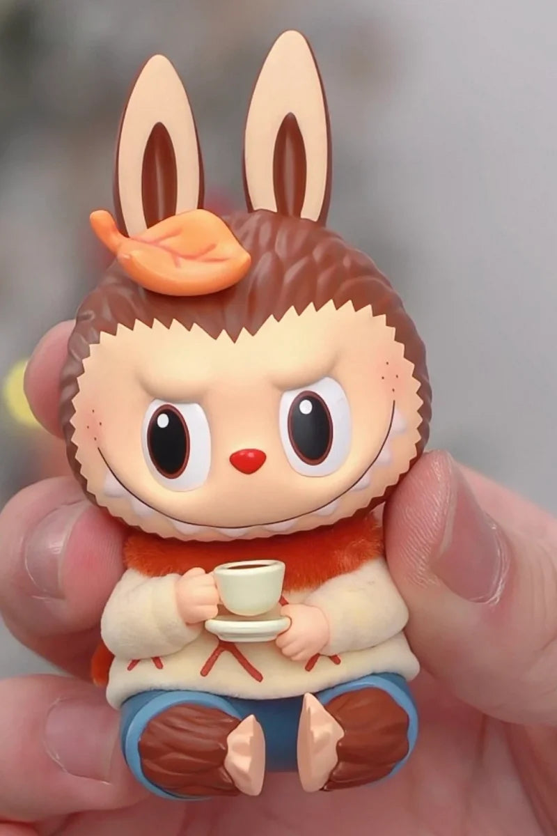 POP MART Labubu The Monsters ZIMOMO Warm Sweater Series Blind Box Guess Bag Mystery Box Toy Doll Cute Anime Figure Birthday Gift