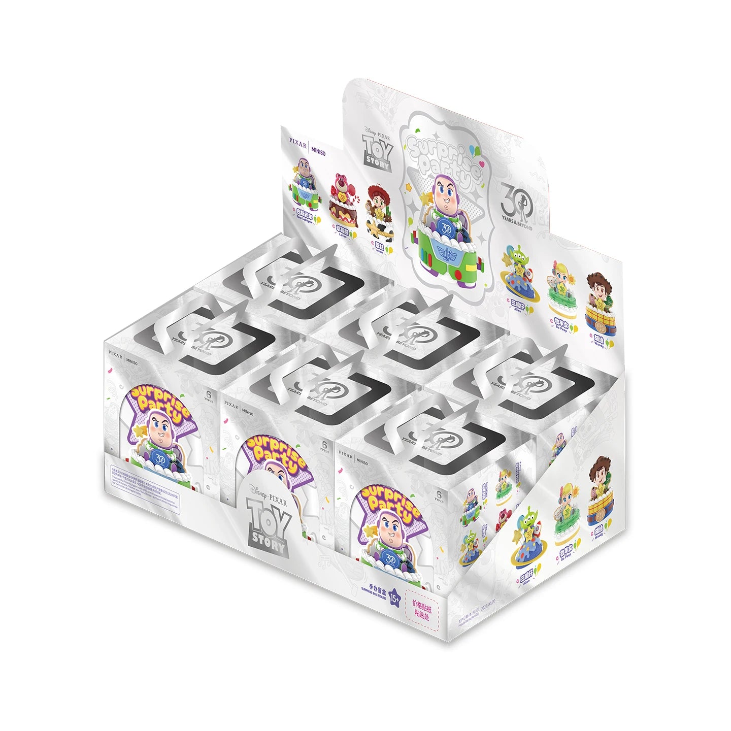 Disney Toy Story Surprise Party Series Suprise Box Cake Character Design Anime Figure Model Desktop Statue Toys Gifts