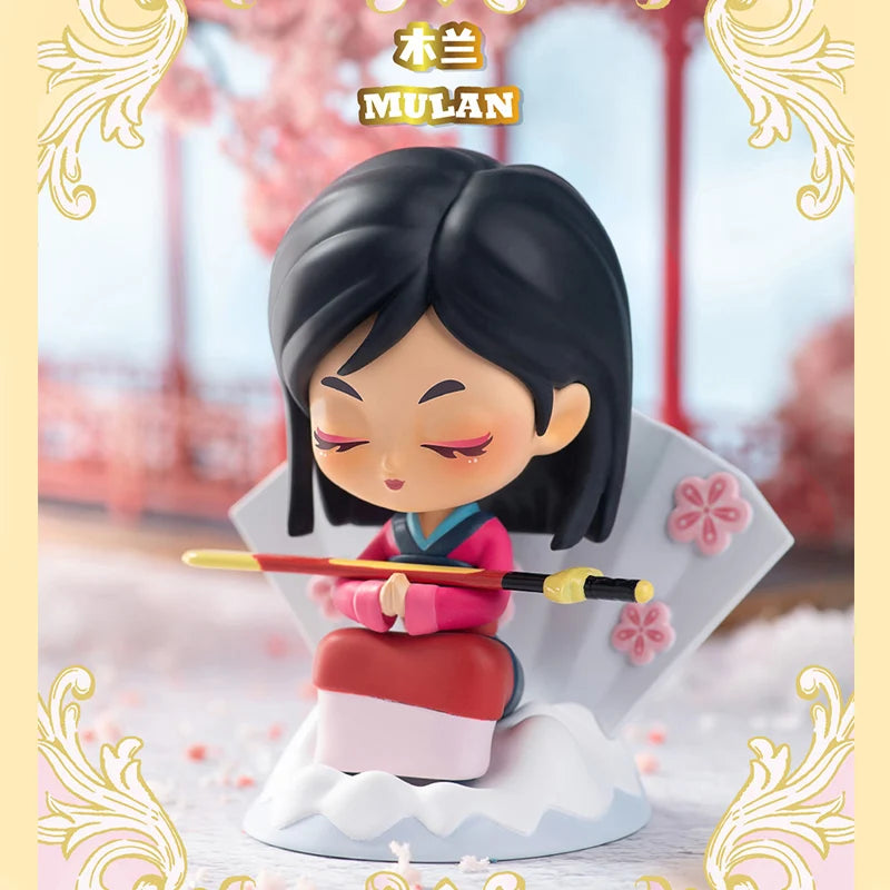 Disney Princess Blind Box Chasing Dreams Series Becoming A Better Version Of Oneself Series Cartoon Characters Toys Girl'S Gift