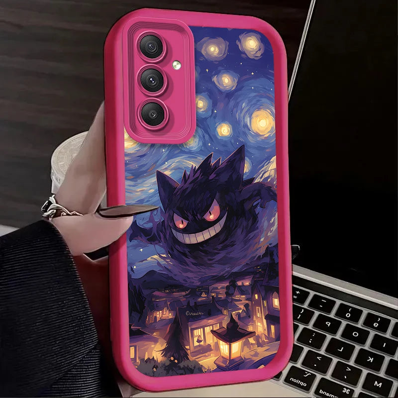 Anime Lovely P-Pokemon Case For Samsung Galaxy A54 A05 A05S A34 A24 A14 A53 A33 A23 A13 A52 A52S A32 A22 A12 A71 A51 A31 A50