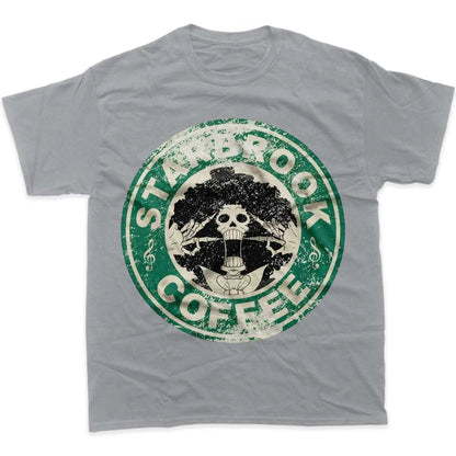 Anime Graphic Tee Brook One Piece Shirt Casual T-Shirt Men's 2026 Summer Fashion Oversize Street Casual Y2K Streetwear Clothing