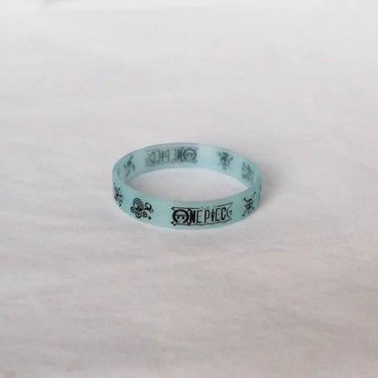 One Piece Fluorescent Bracelet Decoration Anime Figures Personality Toy Cartoon Bracelet Decoration Cute Children Birthday Gifts