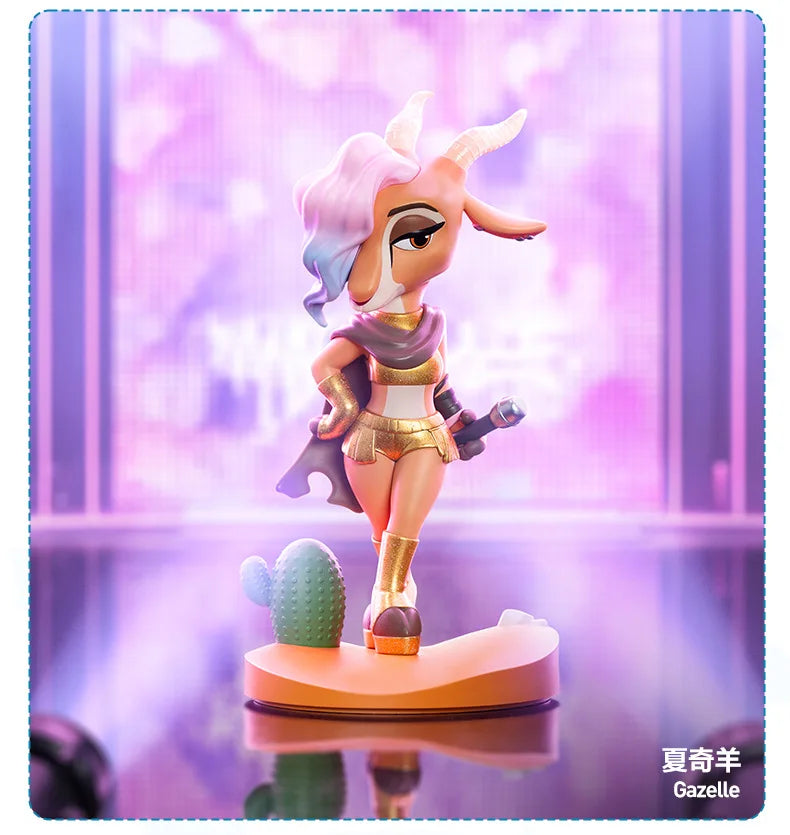 POPMART DISNEY ZOOTOPIA NEXT ADVENTURE Series Blind Box Toys Cute Ornaments Figurines Mystery Box Desktop Model Dolls Gifts