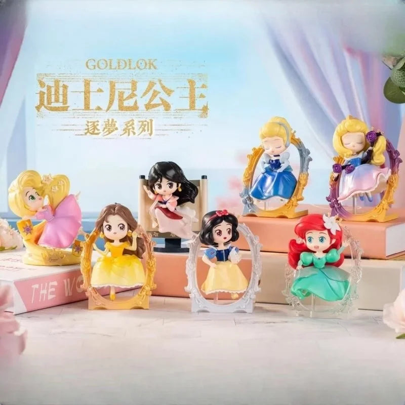 Disney Princess Blind Box Chasing Dreams Series Becoming A Better Version Of Oneself Series Cartoon Characters Toys Girl'S Gift
